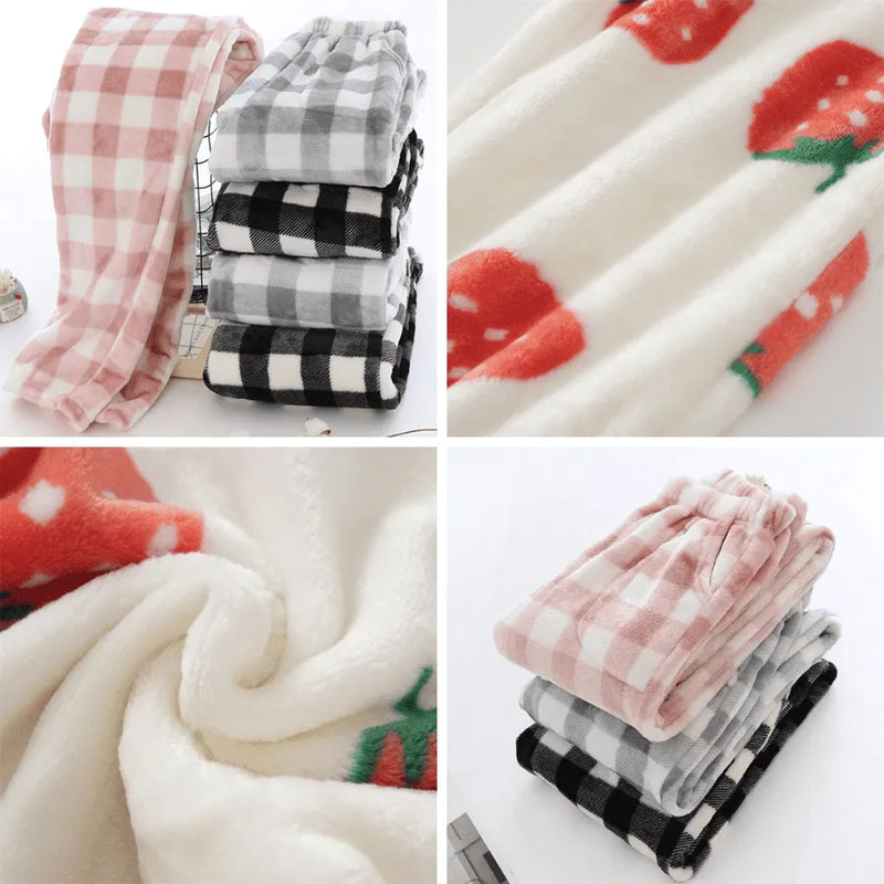 Calça De Pijama Peluciada Dreamy Nights - Cintura Elástica | Quentinha, Macia e Super Confortável