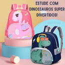 Mochila Infantil Mundo dos Dinossauros - Um Mundo Gigante de Diversão
