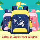 Mochila Infantil Foguete Da Diversão - Tenha Espaço Para Carregar o Que Precisar