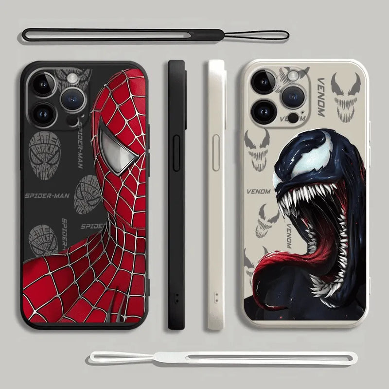 Capinha Iphone Homem-Aranha e Venom Filme - Case de Alta Proteção e Resistência