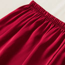 Conjunto 5 Peças Pijama Feminino Monroe Com Camisola, Baby Doll, Shorts, Calça e Roupão Em Seda Gelo Premium | Toque De Seda Confortável