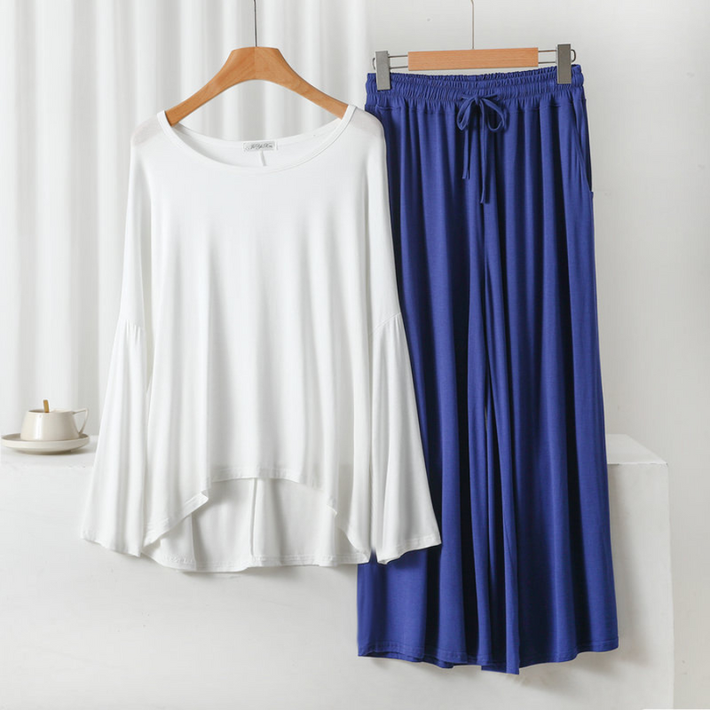 Pijama Feminino Cozy Embrace - Conjunto Com Calça e Camisa Longa Super Confortável | Macio, Leve e Elegante