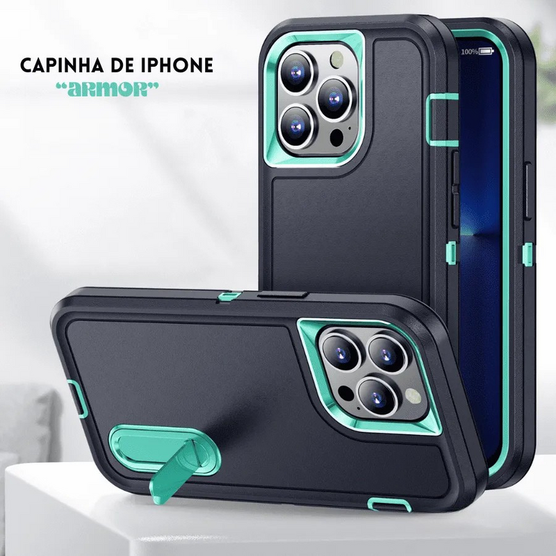 Capinha de Celular para Iphone com Proteção 360º Armor 1000