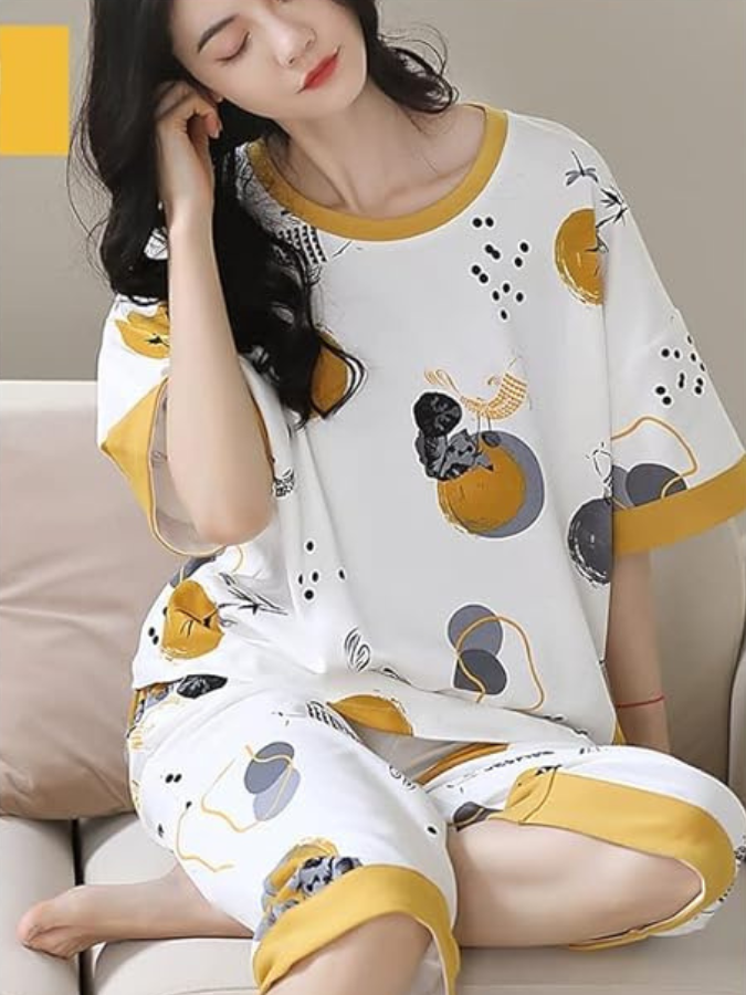 Pijama Feminino Sleep Diversity - Conjunto Shorts e Camisa em Algodão | Conforto Absoluto