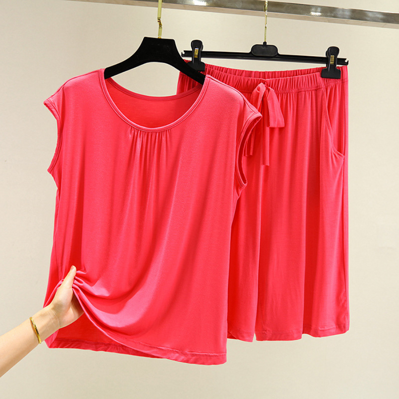 Pijama Feminino BreezyComfy - Conjunto Shorts e Camisa Regata Tecido Fresquinho | Macio, Leve e Super Confortável