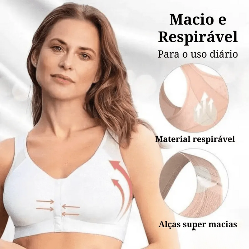 Sutiã De Sustentação Ajustável Com Corretor Postural UperBreast [COMPRE 1 LEVE 2]