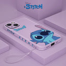Capinha de Celular em Silicone para Iphone com Cordão Disney "Cade O Stich?"