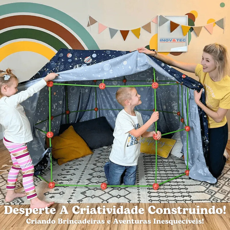 Kit de Construção Infantil Super Aventura - Últimas Unidades Com 50% Off + Tenda De Brinde