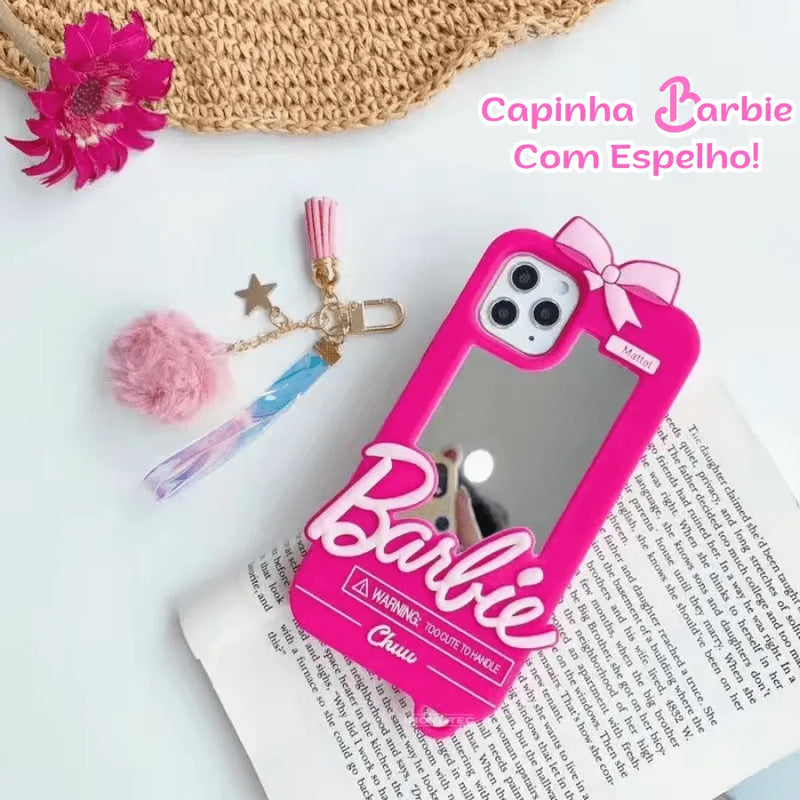 Capinha Iphone Barbies Dolls Com Espelho - Case de Alta Proteção e Resistência