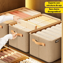 Kit com até 8 Caixas Organizadoras Dobráveis para Roupas Modern Luxo