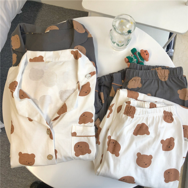 Pijama Feminino Teddy Comfort - Conjunto Com Calça e Camisa Longa em Algodão | Super Macio, Quentinho e Confortável