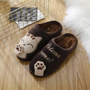 Pantufa Quentinha de Gatinho com Sola Antiderrapante para o Inverno e Dias Frios Welcome Home