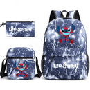 Kit Escolar Infantil Mochila + Lancheira e Estojo Lilo Stitch Lovers