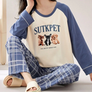 Pijama Feminino Peaceful Evenings - Conjunto Com Calça e Camisa Longa em Algodão | Macio, Leve e Super Confortável