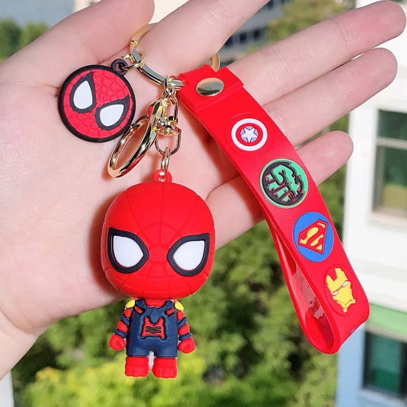 Chaveiro Super Heroes em Silicone Marvel DC Quality
