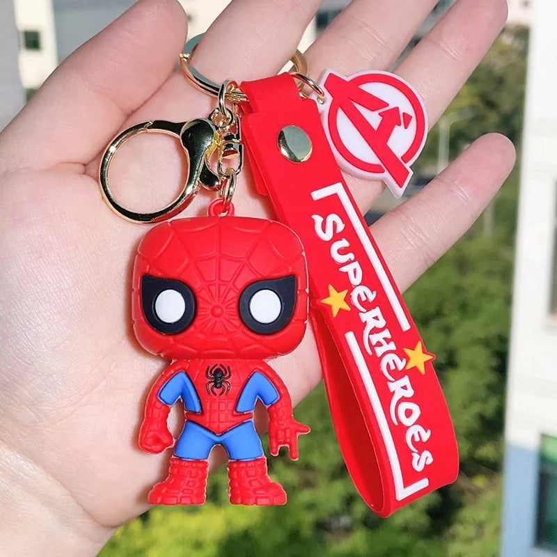Chaveiro Super Heroes em Silicone Marvel DC Quality