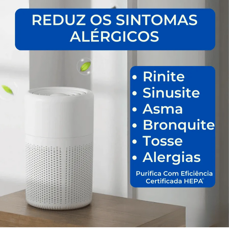 Purificador de Ar com Filtro HEPA e Função Ionizador AirClean KSA4
