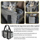 Cadeirinha De Segurança Para Gatos e Cachorros Pequenos SafePaws Original | Seu Pet Mais Confortável e Tranquilo Com Muita Segurança [Últimas Unidades Com 50% De Desconto]