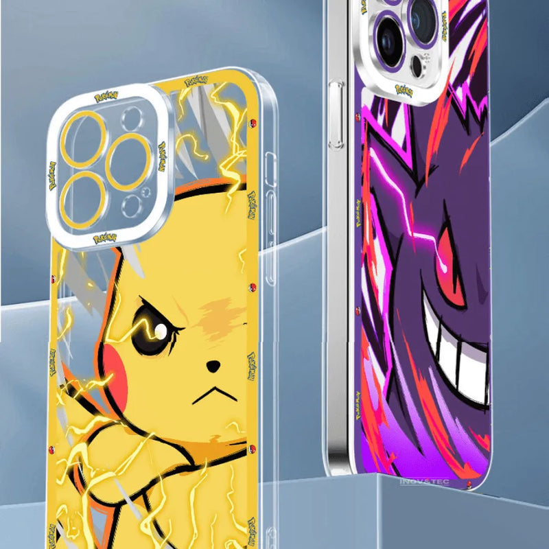 Capinha IPhone Pokemon Style - Case De Silicone De Alta Proteção e Resistência