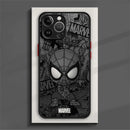Capinha de Celular para Iphone Marvel Cartoon Black