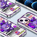 Capinha Iphone Pokemon Gergar e Pikachu - Case De Alta Proteção e Resistência Para Um Treinador Pokemon