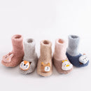 Sapatinho Meia De Inverno "Pezinho  Pelúcia"- Super Confortável, Quentinho e Antiderrapante