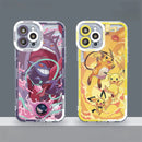 Capinha de Celular para Iphone Holográfica Pokemon Evolutions