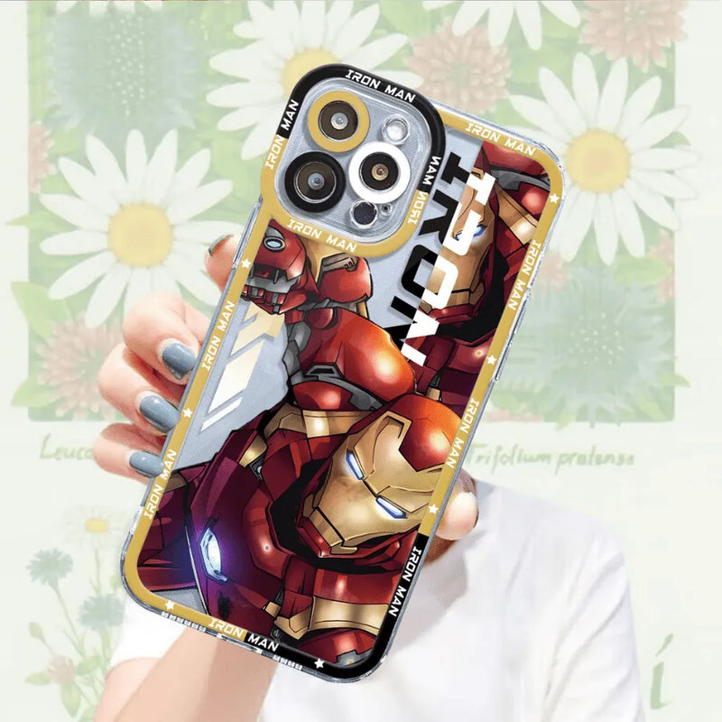 Capinha IPhone Marvel Heroes - Case De Alta Proteção e Resistência Com Proteção 360º Para As Câmeras