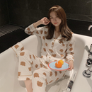 Pijama Feminino Teddy Comfort - Conjunto Com Calça e Camisa Longa em Algodão | Super Macio, Quentinho e Confortável