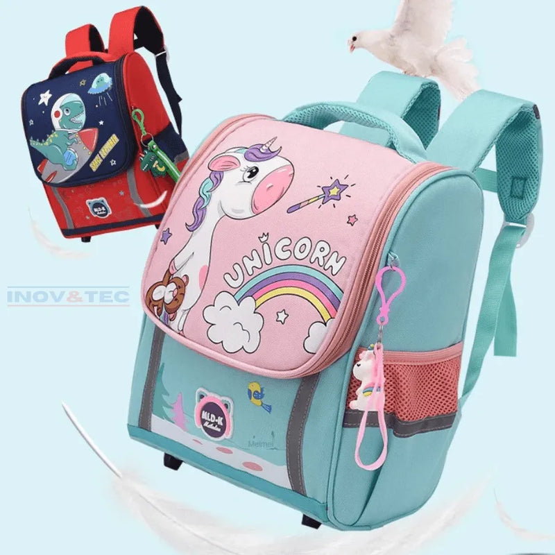 Mochila Infantil Desenhos Criativos - Alegre a Volta às Aulas Com Criatividade