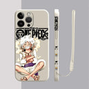 Capinha Iphone One Piece Luffy - Case de Alta Proteção e Com Cordão de Brinde
