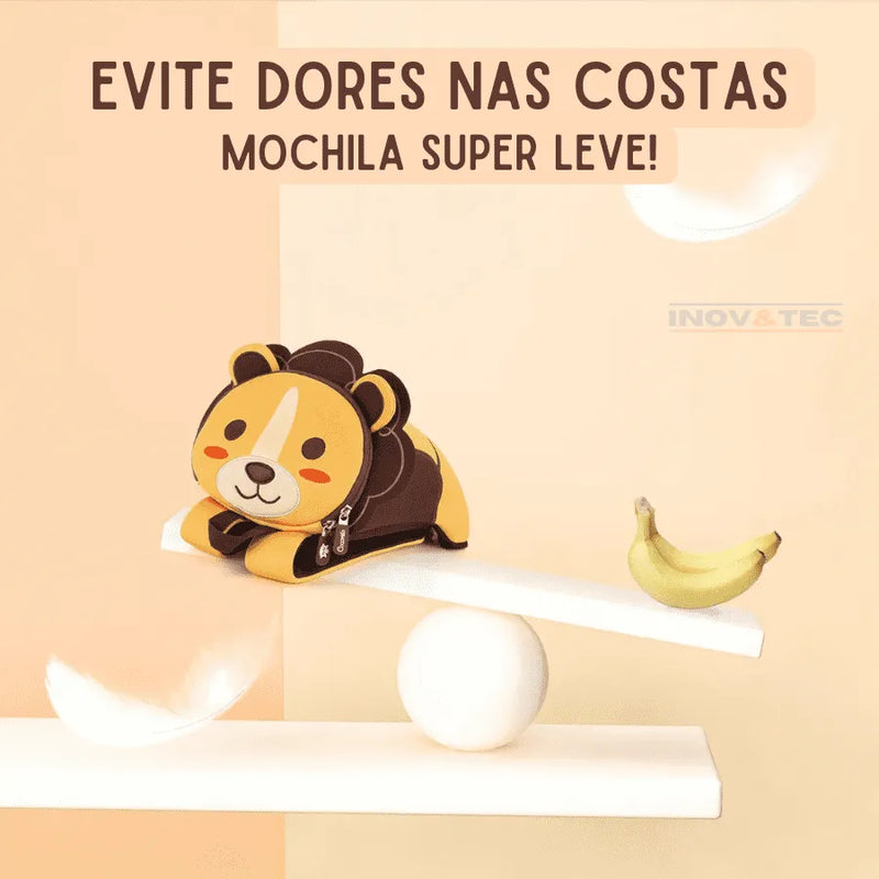 Mochila Infantil Bichinhos 3D - Estilo e Diversão na Volta às Aulas