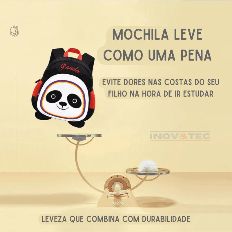 Mochila Infantil Meu Pet Panda - Carregue Seu Melhor Amigo Para Onde For