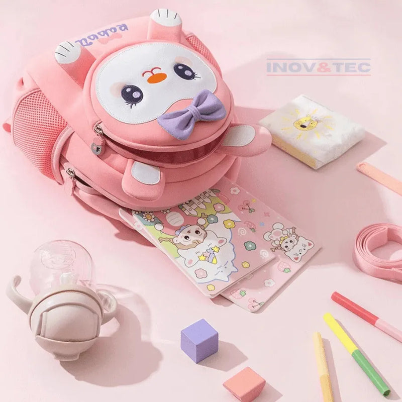 Mochila Infantil Super Fofos - Fofura e Conforto Na Sala De Aula