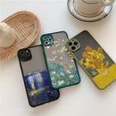Capinha de Celular para Iphone em Silicone Ateliê Van Gogh