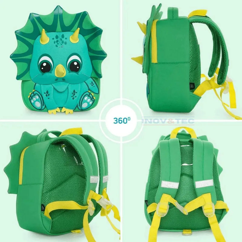 Mochila Infantil de Dinossauro 3D - Leve Seu Amigo Dinossauro Para a Escola