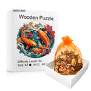 Quebra-Cabeça de Madeira Inova WOOD PUZZLE - Asas e Escamas | Diversão com Diversos Benefícios