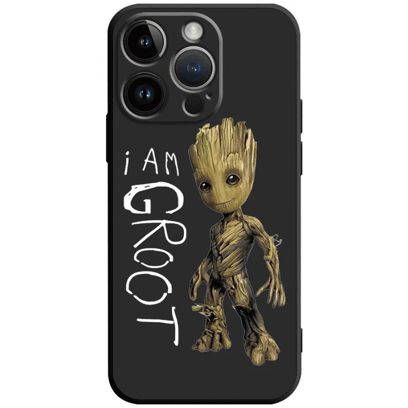 Capinha de Celular para Iphone Marvel I AM GROOT