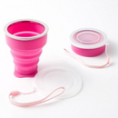 Kit 2 Copos Retráteis em Silicone Dobráveis e Reutilizáveis