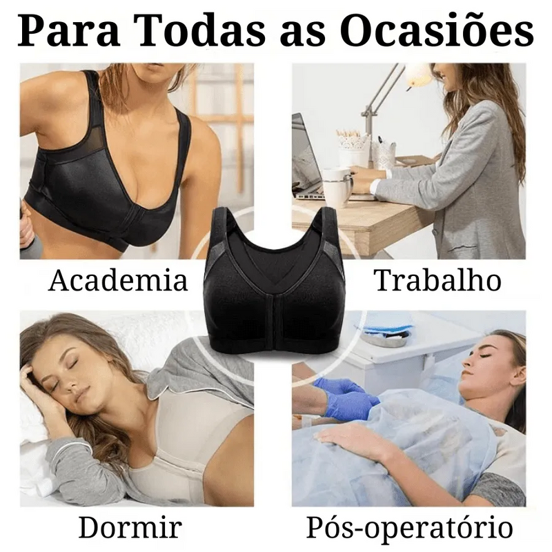 Sutiã De Sustentação Ajustável Com Corretor Postural UperBreast [COMPRE 1 LEVE 2]
