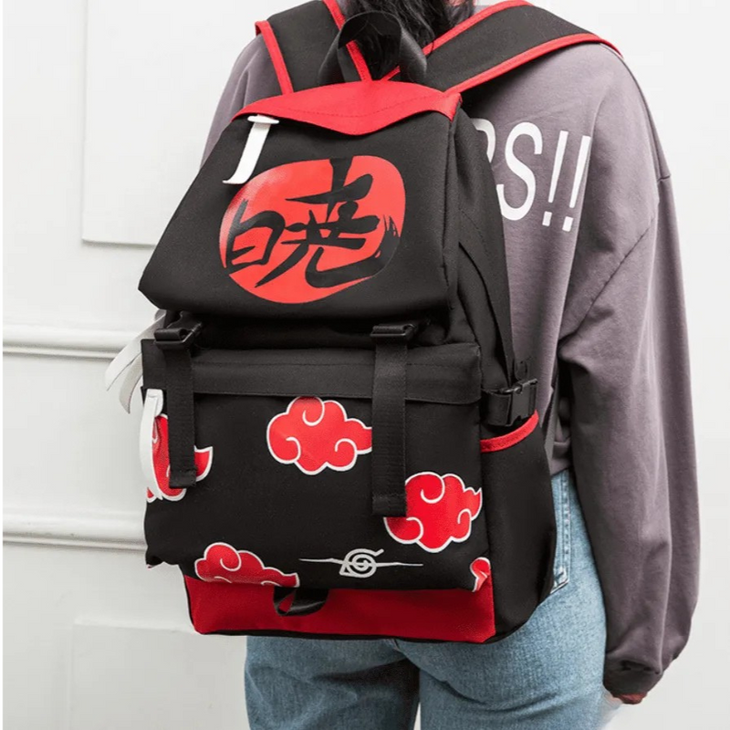 Mochila Naruto Shipudden Grande com Espaço para o Notebook