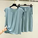 Pijama Feminino BreezyComfy - Conjunto Shorts e Camisa Regata Tecido Fresquinho | Macio, Leve e Super Confortável