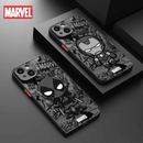 Capinha de Celular para Iphone Marvel Cartoon Black