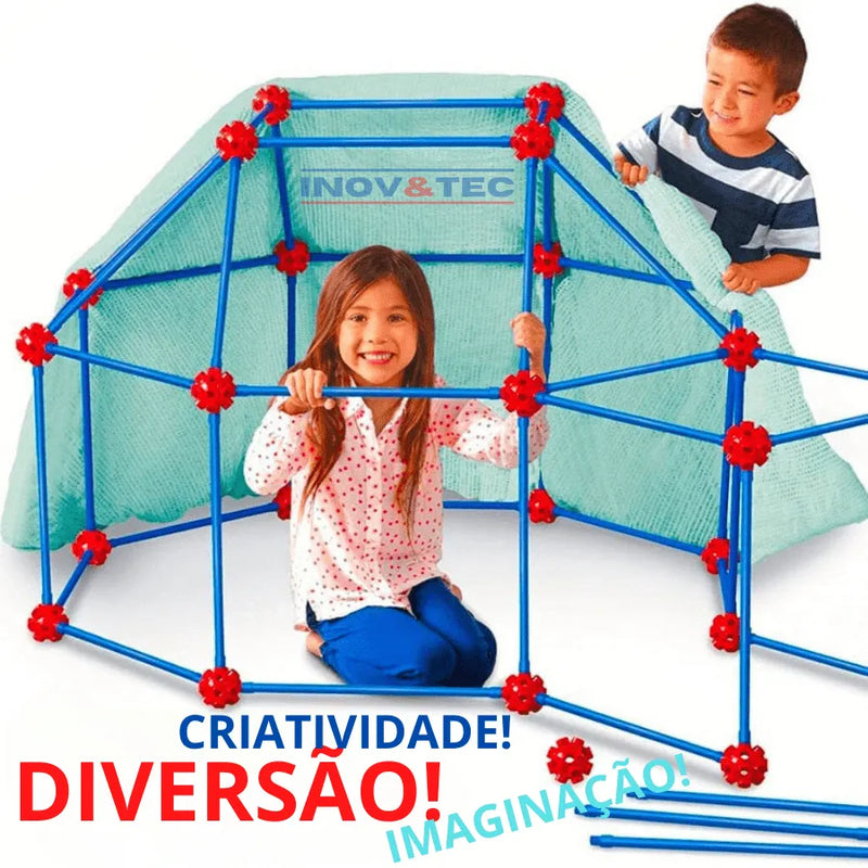 Kit de Construção Infantil Super Aventura - Últimas Unidades Com 50% Off + Tenda De Brinde