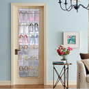 Sapateira Organizadora de Sapatos com 24 Bolsos e 3 Ganchos para Pendurar Sobre a Porta