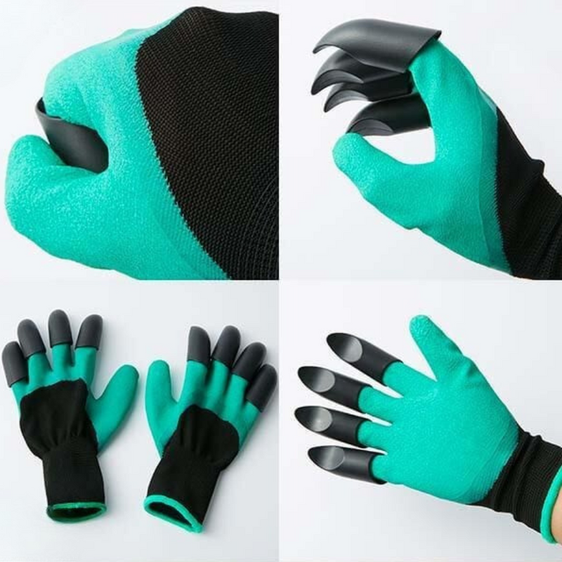 Luvas de Jardinagem com Garras nos Dedos para Plantio e Escavação [COMPRE 1 LEVE 2]