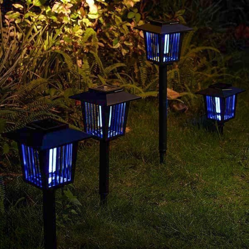 Lâmpada Mata Mosquito LED de Energia Solar