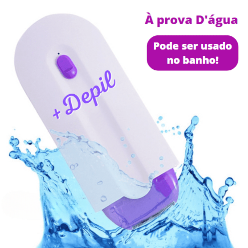Depilador Indolor 2 em 1 Removedor a Laser de Pelos Elétrico + DEPIL