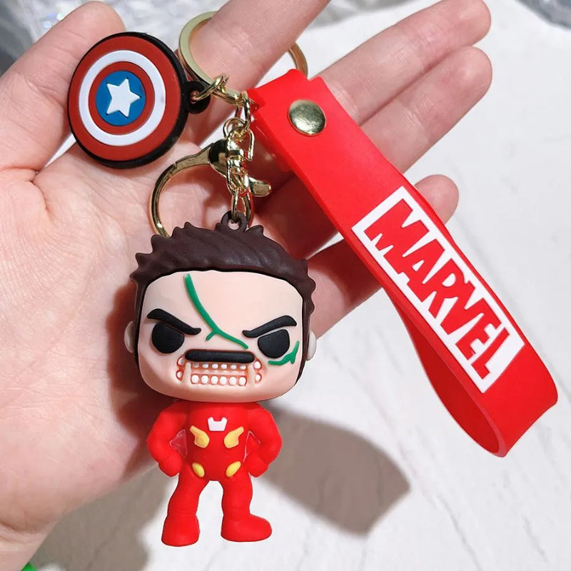 Chaveiro Super Heroes em Silicone Marvel DC Quality