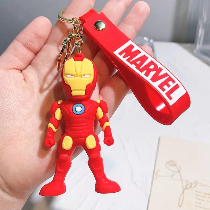 Chaveiro Super Heroes em Silicone Marvel DC Quality